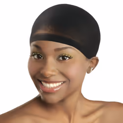 DONNA Stocking Wig Caps 2pcs Black Wig Head Wig Caps for Women Hair Bonnet for Sleeping Hair Net Black