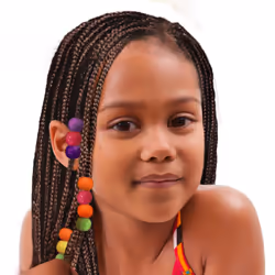 DONNA 16mm Hair Beads XXL  Plastic Beads for Kids Hair Braiding DIY  Quick Beaders for Color Mix
