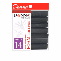 DONNA Foam Hair Rollers Curlers with Hair Clips for Heatless Hairdressing Styling 58 D SMALL