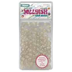 DONNA Kids Jellyish Hair Beads - Squishy  Jellyish Twist 14MM Rubber Beads  Accessories for Kids  Silicone Feeling  Beads Jewelry Making Kit DIY Hair
