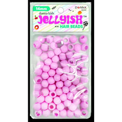 DONNA Kids Jellyish Hair Beads  Beads Jewelry Making Kit DIY Hair Braiding  Light Pink Color 1pc