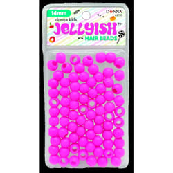 DONNA Kids Jellyish Hair Beads  Beads Jewelry Making Kit DIY Hair Braiding  HOT Pink Color 1pc