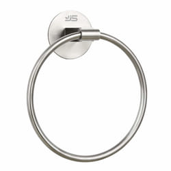 Self Adhesive Towel Ring,Towel Holder Brushed Stainless Steel Towel Holder for Bathroom Single Rod,Water and Rust Proof