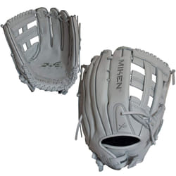 Miken Pro Series Slowpitch Softball Glove  13 inch  White  Right Hand