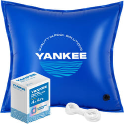 Yankee Pool Pillows for Above-Ground Pools  Pool Pillows for Closing Winter  Extra Durable 0.4 mm PVC (27 Gauge)  Winter Pool Pillow (4x4 ft.)