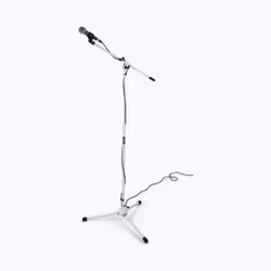 On-Stage Stands MS7801W, Boom microphone stand, Tripod base, White, Metal, 9.4 m, 162.6 cm