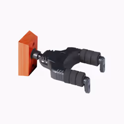 On-Stage Stands GS8730CH, Wall, Wood, Black, Wood, Nylon, 88.9 mm, 50.8 mm, 25.4 mm