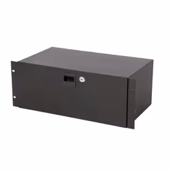 On-Stage Stands 14409, Freestanding rack, 4U, Key lock, Black
