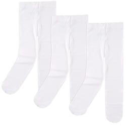 Luvable Friends 01505_white_2T-4T Female 3 pair(s)