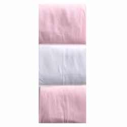 Luvable Friends 01505_pink_2T-4T, Child, Female, 2T-4T, 3 pair(s)