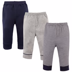 Luvable Friends 10132251_NavyStripe_3T, Male, Baby (0 - 2 years), 3 Toddler, Cotton, 3 pc(s)