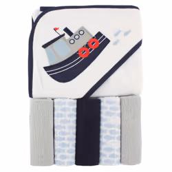 Luvable Friends 10305247_Boat, Cotton, Boy, 6 pc(s)