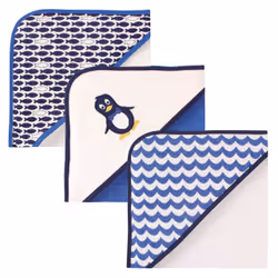 Luvable Friends 10305252_Penguin, Cotton, Boy, 3 pc(s)