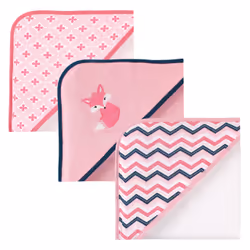 Luvable Friends 10305253_Foxy, Cotton, Girl, 3 pc(s)