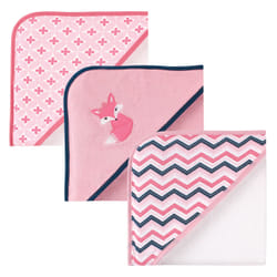 Luvable Friends 10305253_Foxy baby towel Cotton 3 pc(s)