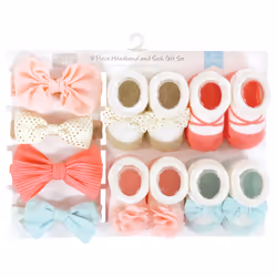 Hudson Baby 10408002_CORALGOLD_ONESIZE clothing variety pack