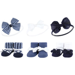 Hudson Baby 10408012_NAVYGINGHAM_ONESIZE clothing variety pack