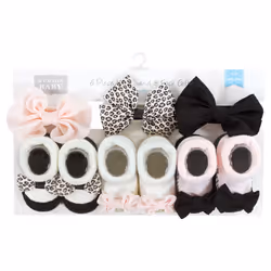 Hudson Baby 10408015_LIGHTPINKLEOPARD_ONESIZE clothing variety pack