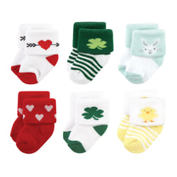 Hudson Baby 10708386_VALENTINEEASTER_0-6M sock Unisex