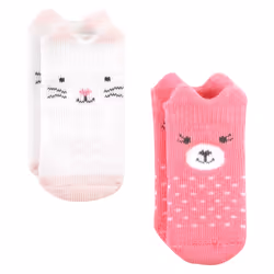 Hudson Baby 10708396_PINKANIMALS_0-6M sock Female
