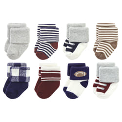 Hudson Baby 10708406_FOOTBALL_0-6M sock Male