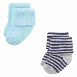 Hudson Baby 10708414_MINTWHALE_6-12M sock Male