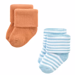 Hudson Baby 10708418_SOFTEARTHTONESTRIPES_0-6M sock Male