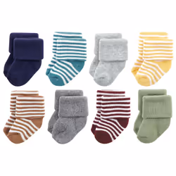 Hudson Baby 10708420_DARKEARTHTONESTRIPES_0-6M, Baby (0 - 2 years), Male, 0-6 M