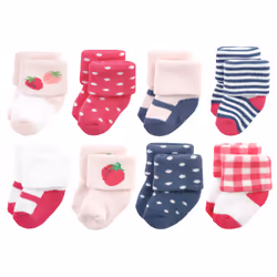 Hudson Baby 10708426_PINKSTRAWBERRY_0-6M, Baby (0 - 2 years), Female, 0-6 M