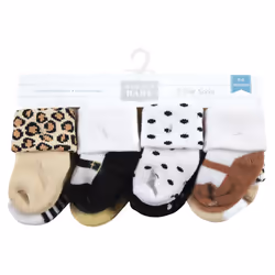 Hudson Baby 10708428_NEUTRALLEOPARD_0-6M sock Unisex