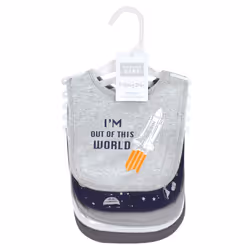 Hudson Baby 11108569_OUTERSPACE_ONESIZE baby bib Cotton