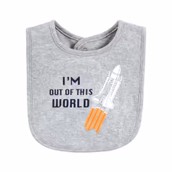 Hudson Baby 11108569_OUTERSPACE_ONESIZE baby bib Cotton