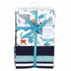 Hudson Baby 10208886_SEACHARACTERS_ONESIZE baby blanket Boy