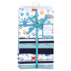 Hudson Baby 10208899_SEACHARACTERS_ONESIZE baby blanket Boy