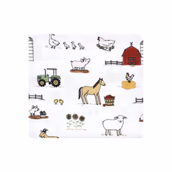 Hudson Baby 10208903_GIRLFARM_ONESIZE baby blanket Girl