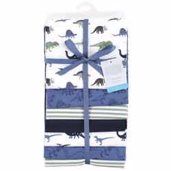Hudson Baby 10209087_BLUEGREENDINO_ONESIZE baby blanket Boy