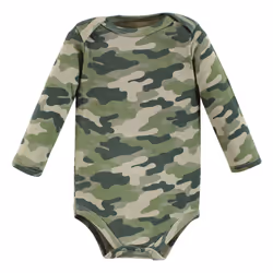 Hudson Baby Unisex Baby Cotton Long-Sleeve Bodysuits  Animal Adventure 3-Pack  12-18 Months
