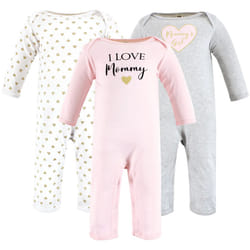 Hudson Baby Unisex Baby Cotton Coveralls  Girl-Mommy  6-9 Months
