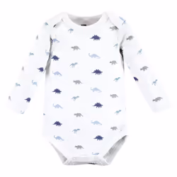 Hudson Baby Unisex Baby Cotton Long-Sleeve Bodysuits Newest Family Member  12-18 Months