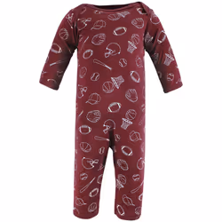 Hudson Baby Unisex Baby Cotton Coveralls  Love Dad  0-3 Months