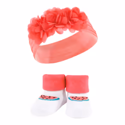 Hudson Baby 10712639_TEALCORAL_ONESIZE clothing variety pack