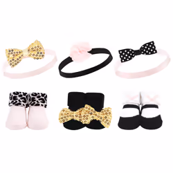 Hudson Baby 10413247_GOLDSEQUIN_ONESIZE, Hat, Socks, Female, Child, One Size
