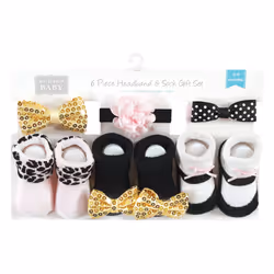 Hudson Baby 10413247_GOLDSEQUIN_ONESIZE clothing variety pack