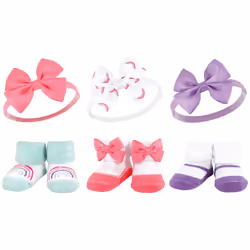 Hudson Baby 10713547_RAINBOW_ONESIZE, Hat, Socks, Female, Child, One Size