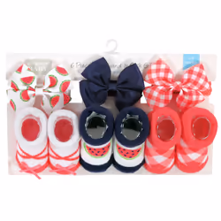 Hudson Baby 10713551_WATERMELON_ONESIZE clothing variety pack