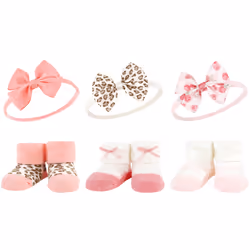 Hudson Baby 10713556_BLUSHROSE_ONESIZE, Hat, Socks, Female, Child, One Size