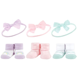Hudson Baby 10713560_PURPLEMINTRAINBOW_ONESIZE clothing variety pack