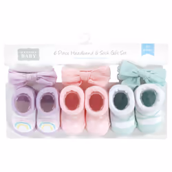 Hudson Baby 10713560_PURPLEMINTRAINBOW_ONESIZE clothing variety pack