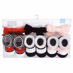 Hudson Baby 10413564_REDPINK_ONESIZE clothing variety pack