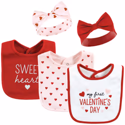 Hudson Baby 10513676_VALENTINESWEETHEART_0-9M, Female, Baby (0 - 2 years), 0-9 M